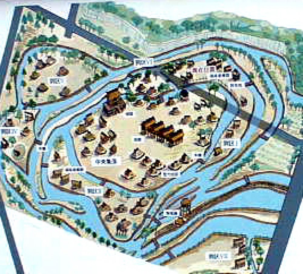 平塚川添遺跡（福岡県甘木市）6重の環濠を持つ邪馬台国甘木説の代表的な遺跡